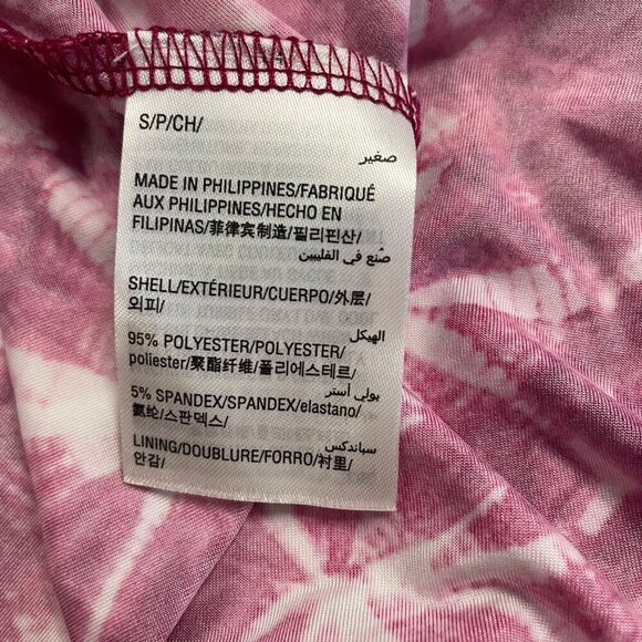 INC International Concepts Sleeveless Maxi Dress Front Slit Pink/White Small New - Picture 9 of 9